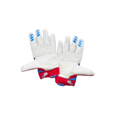 100percent 100% AIRMATIC Gloves red white blue