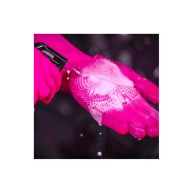 Muc-Off Deep Scrubber Gloves pink S