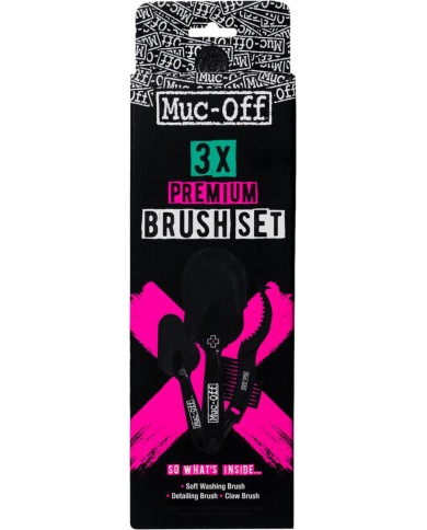 Muc-Off Muc-Off 3 x Brush Set