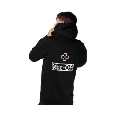Muc-Off Black Vintage Logo Hoody XS