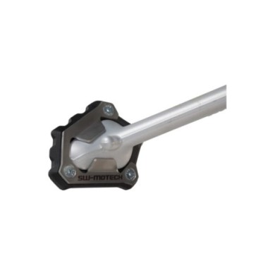 SW-MOTECH Piastra per cavalletto laterale nero-argento.