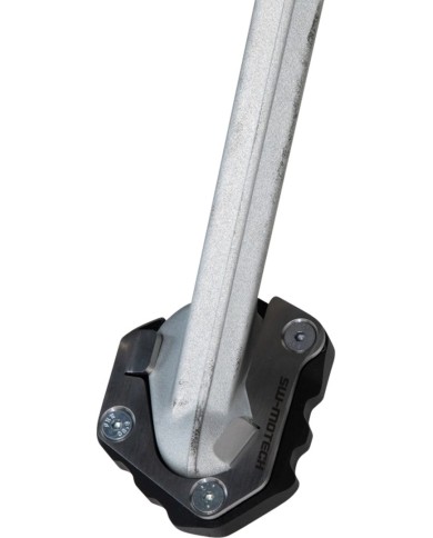 SW-MOTECH Piede del cavalletto laterale nero-argento