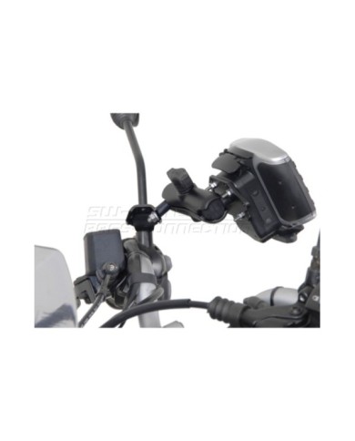 SW-MOTECH Support GPS avec pas de vis rétroviseur