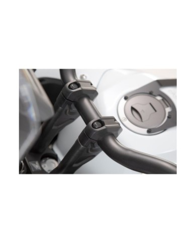 SW-MOTECH Prises de guidon 20mm guidon 28.6 noir