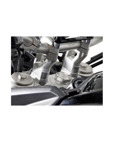 SW-MOTECH Lenkererhöhung silber