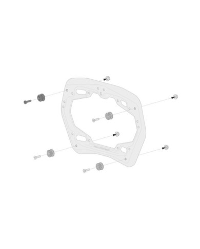 SW-MOTECH Adapterkit Seitenträger Pro für Aero