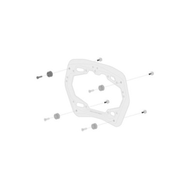 SW-MOTECH Adapterkit Seitenträger Pro für Aero