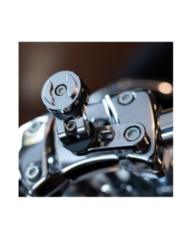 SP-Connect Support pour guidon de moto, montage Pro chrome
