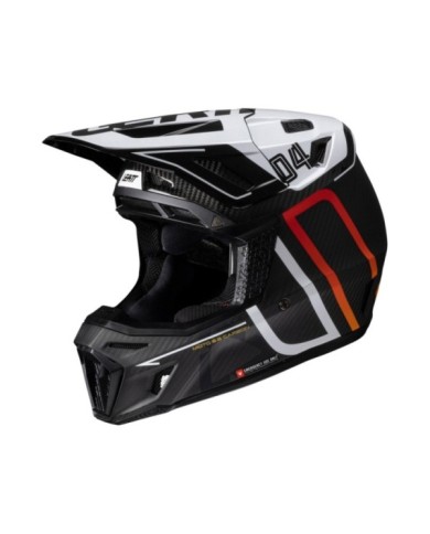 Leatt Helmet Kit Moto 9.5 V25 carbon white carbon-weiss