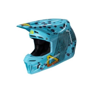 Leatt Helmet Kit Moto 8.5 V25 bleu-violet-jaune