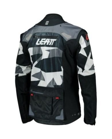 Leatt Giacca 4.5 X-Flow Camo nero-grigio-nero