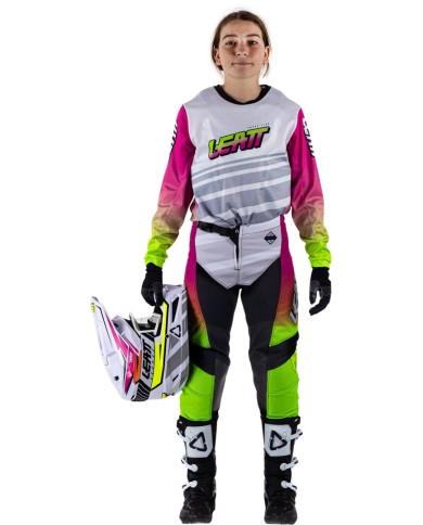Leatt Ride Kit 3.5 JR V26 weiss-pink-türkis
