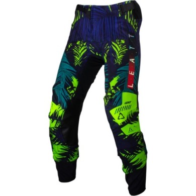 Leatt Pant Moto 5.5 I.K.S Jungle black-lime-blue