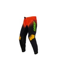 Leatt Pantaloni da moto 4.5 Citrus nero-lime-rosso