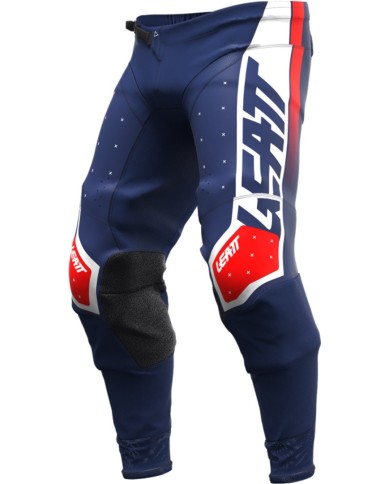 Leatt Pant Moto 4.5 Royal blau-weiss-rot