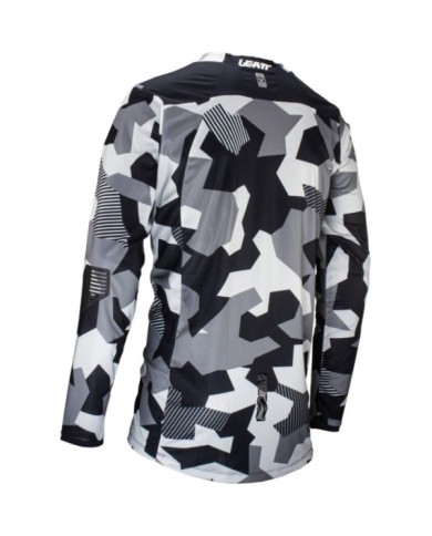 Leatt Jersey Moto 4.5 Enduro Forge grau-schwarz-weiss