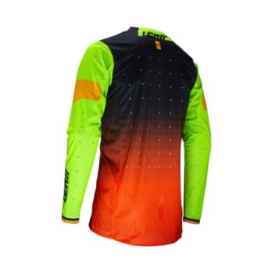 Leatt Maglia Moto 4.5 Lite Citrus nero-lime-rosso