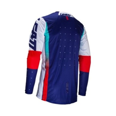 Leatt Jersey Moto 4.5 Lite Royal blau-weiss-rot