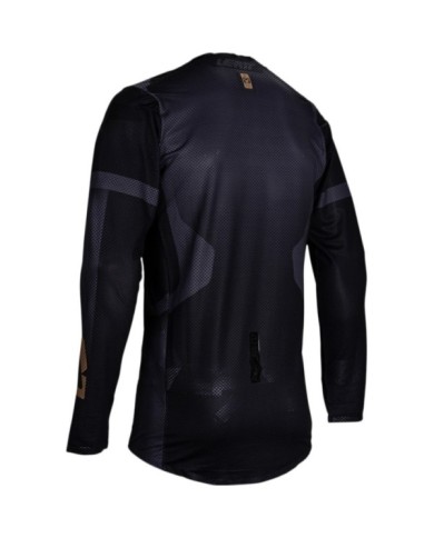 Leatt Maglia Moto 5.5 UltraWeld V25 nero-grigio-oro