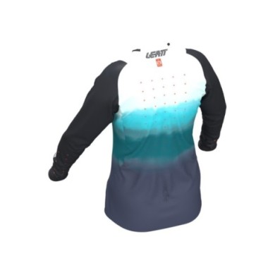 Leatt Jersey Moto 4.5 Lite Women V25 noir-blanc-turquoise