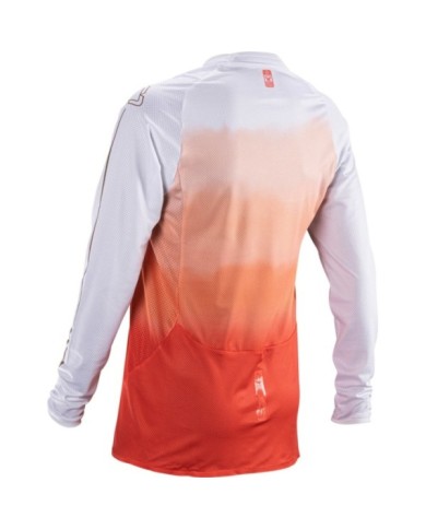Leatt Maglia Moto 4.5 Lite Women V26 rosa corallo bianco-corallo