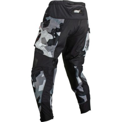 Leatt Pantaloni da moto 4.5 HydraDri Forge nero-grigio-mimetico