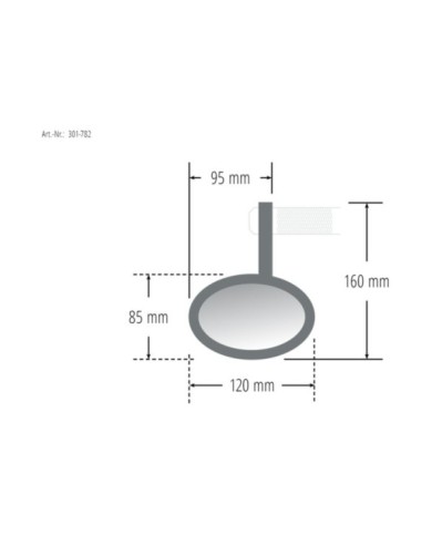 Highsider Rétro embouts de guidon FERRARA 2