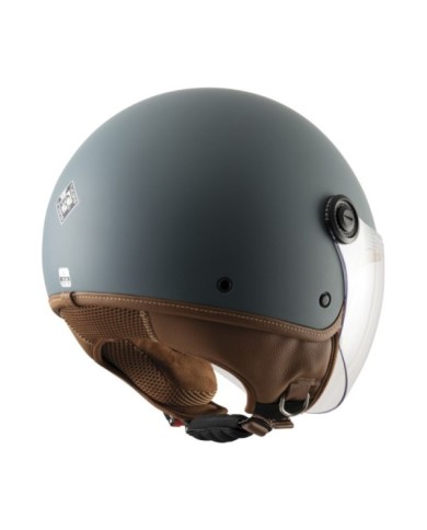 Tucano Urbano Casco jet El`Jettin 6.0 opaco petrol blu