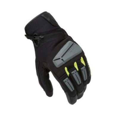 T. UR Gants G-Four noir-gris-jaune fluo
