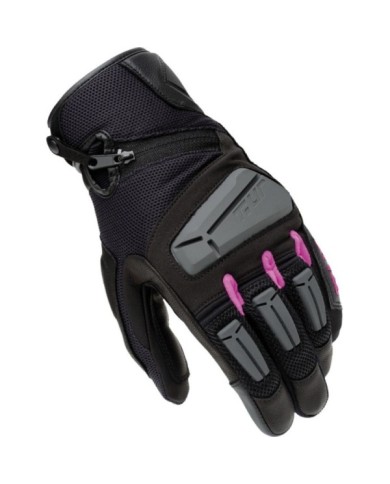 T. UR Donna Guanti G-Four nero-grigio-rosa