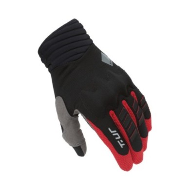 T. UR Guanti G-Six nero-rosso