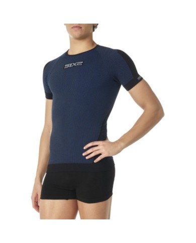 SIXS T-shirt fonctionnel TS1 carbon-bleu XS