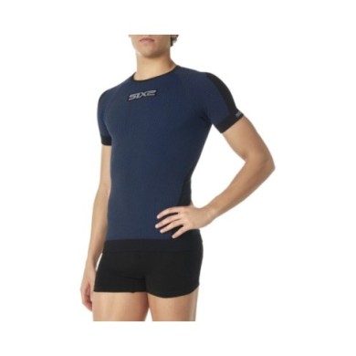 SIXS T-shirt fonctionnel TS1 carbon-bleu XS