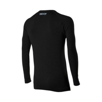 SIXS Funktions T-Shirt TS2 Merino schwarz S