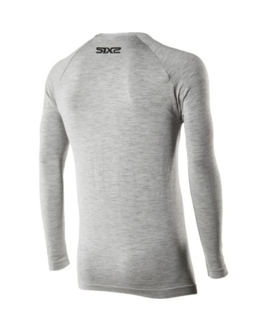 SIXS Funktions TShirt TS2 Merino gris S