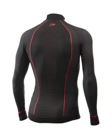 SIXS Funktionsshirt-langarm Blazefit TS3W schwarz-rot XS