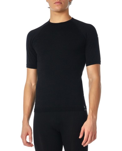 SIXS Maglia funzionale TS1 MERINOS nera S