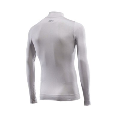 SIXS T-shirt fonctionnel à manches longues TS3 V2 blanc-argenté