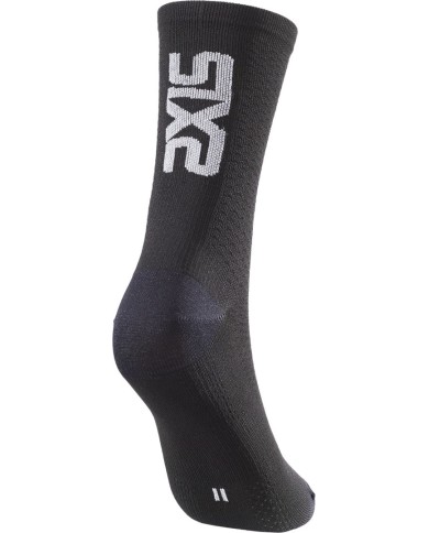 SIXS Kurze Socken Short Logo V2 all black schwarz 44