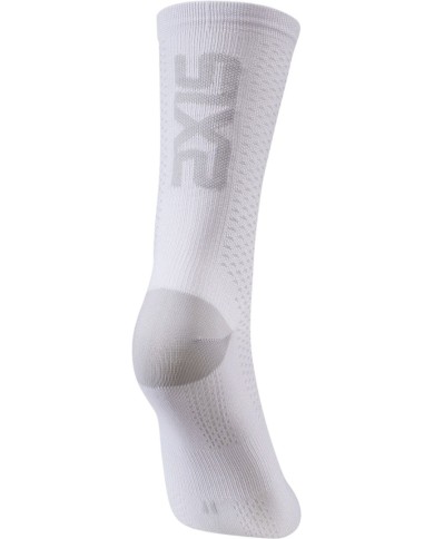 SIXS Chaussettes courtes Short Logo V2 argent-blanc 44