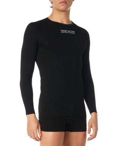SIXS Camicia funzionale a maniche lunghe TS2 all black XS