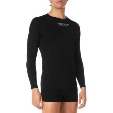 SIXS Chemise fonctionnelle à manches longues TS2 all black XS