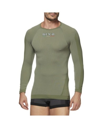 SIXS Camicia funzionale a maniche lunghe TS2 verde XS