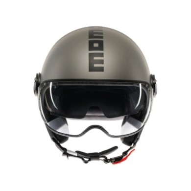 MOMODESIGN Casco jet FGTR Evo Matt grigio-nero