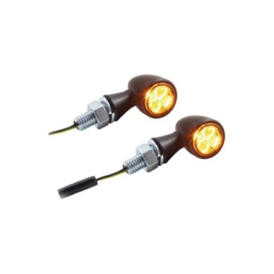 IBEX-Zieger LED lampeggiante Bullet colorato M8 omologato E