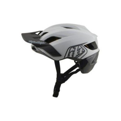 Troy Lee Designs Flowline Helm W Mips – Point weiß-schwarz XS