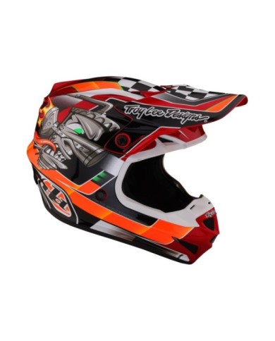 Troy Lee Designs SE4 Polyacrylite Helmet - Carb noir