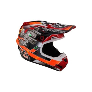 Troy Lee Designs SE4 Polyacrylite Helmet - Carb noir