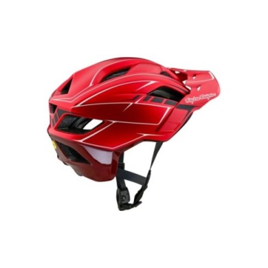 Troy Lee Designs Flowline SE Helmet - Pinstripe rosso XS
