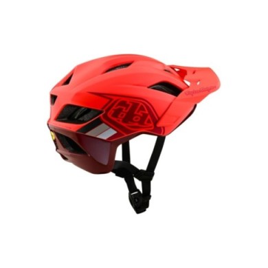 Troy Lee Designs Flowline SE Helmet - Badge rouge XS